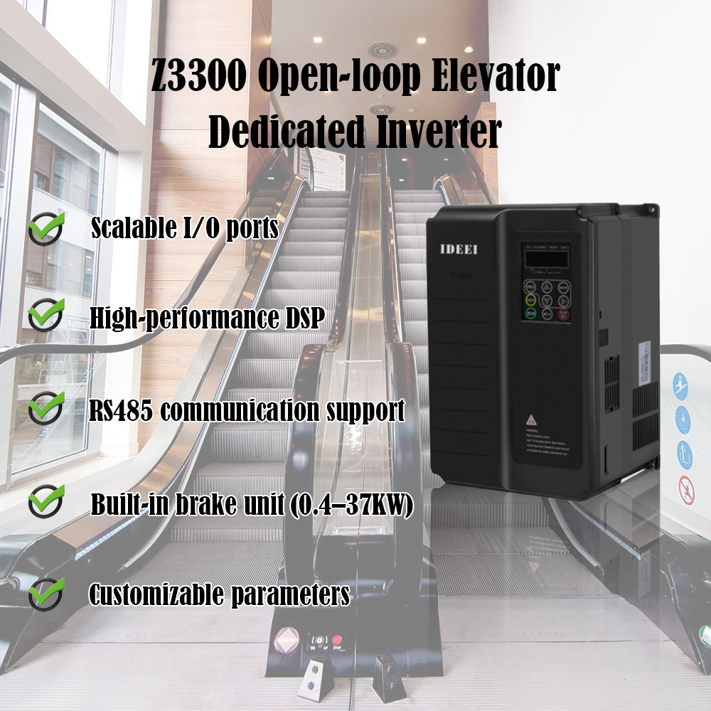 IDEEI Z3300 Open-Loop Elevator Inverter 2.2-37kW view 2
