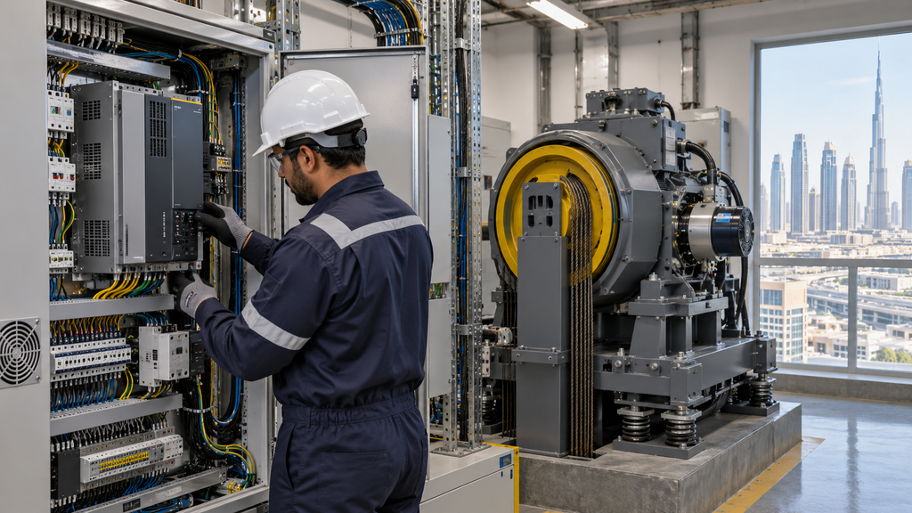 How Can a UAE Elevator Contractor Select a 7.5kW Closed-Loop VFD for Replacement Projects?