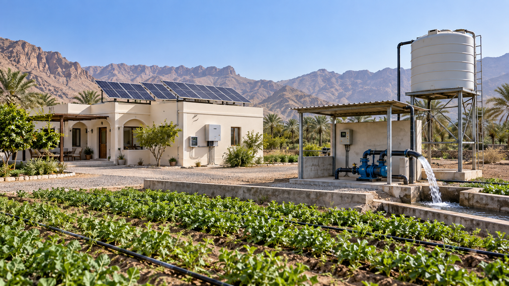 How to Choose an 11kW Solar Inverter for 220V Home Loads and a 380V Water Pump in Oman